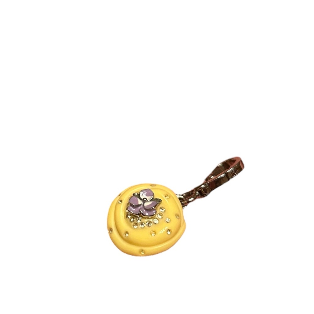 vintage juicy couture yellow cupcake charm limited edition NWT